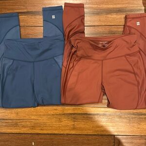 2 pairs Sweaty Betty “The Power” leggings. One size XXS and one XS.